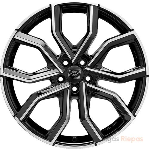 MSW 41 8.5x20 5x108 ET50, melns · pulēts (Gloss Black Full Polished)