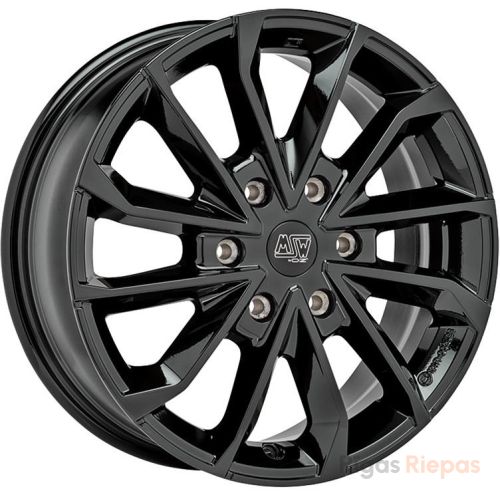 MSW 42 Van 6.5x17 6x130 ET54, чёрный · глянцевый