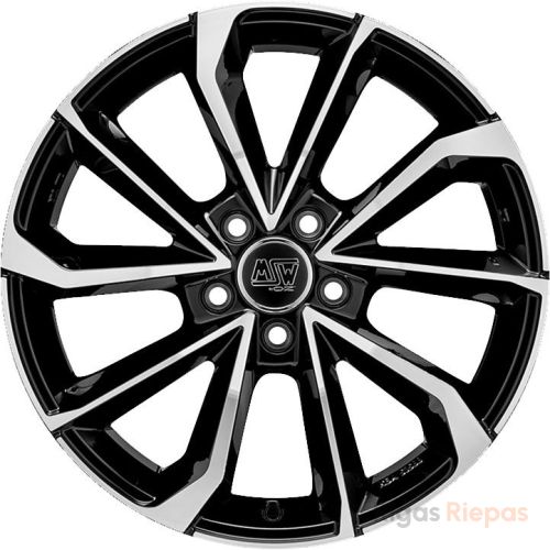 MSW 42 8x19 5x108 ET40, melns · pulēts (Gloss Black Full Polished)