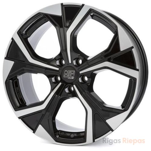 MSW 43 8x19 5x112 ET26, melns · pulēts (Gloss Black Full Polished)