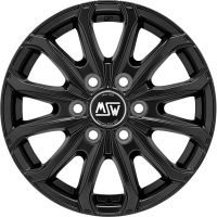 MSW 48 Van 6.5x16 6x130 ET62, melns · matēts