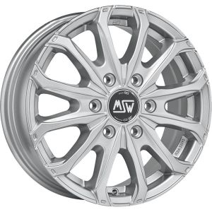 MSW 48 Van 6.5x16 6x120 ET50, sudraba (Full Silver)