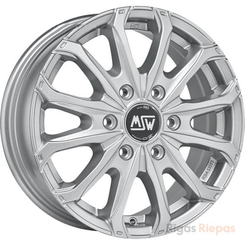 MSW 48 Van 6.5x16 6x120 ET50, silver (Full Silver)
