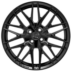 MSW 50-4 7x17 4x108 ET20, melns · spīdīgs