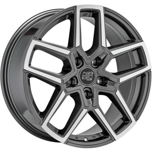 MSW 52 8.5x20 5x120 ET41, anthracite · polished (Gloss Gun Metal Full Polished)