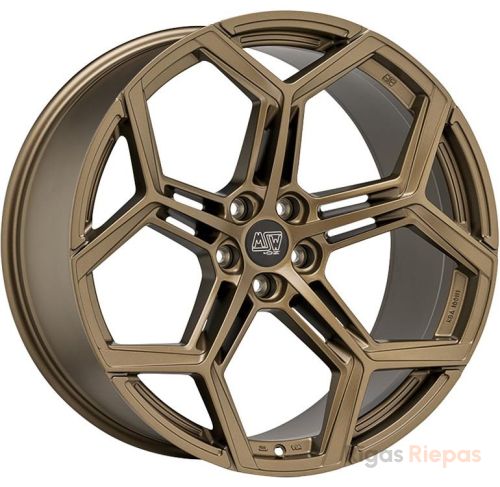 MSW 53 10.5x22 5x112 ET19, bronzas (Rally Bronze)