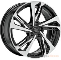 MSW 60 6.5x16 5x100 ET35, melns · pulēts (Gloss Black Full Polished)