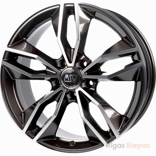MSW 71 8.5x19 5x112 ET50, antracīta · pulēts (Gloss Dark Grey Full Polished)