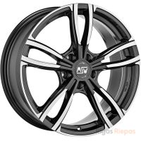 MSW 73 7.5x17 5x120 ET43, antracīta · pulēts (Gloss Dark Grey Full Polished)