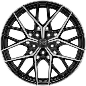 MSW 74 8.5x18 5x120 ET50, melns · pulēts (Gloss Black Full Polished)