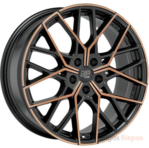 MSW 74 8.5x20 5x112 ET40, melns · matēts (Matt Black Copper Fp)