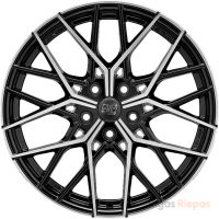 MSW 74 10x19 5x114.3 ET45, melns · pulēts (Gloss Black Full Polished)