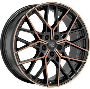 MSW 74 8.5x20 5x112 ET40, black · matte (Matt Black Copper Fp)