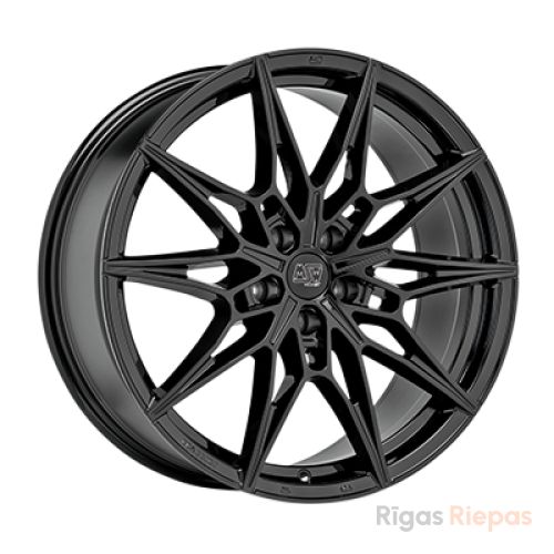 MSW 75 8x20 5x112 ET50, melns · spīdīgs