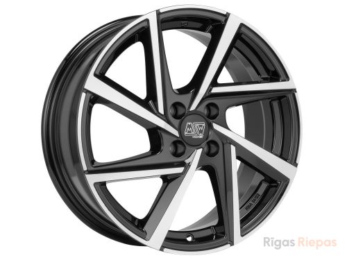 MSW 80-4 6x15 4x100 ET35, black · polished (Gloss Black Full Polished)