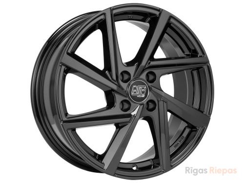 MSW 80-4 5x17 4x100 ET40, чёрный · глянцевый