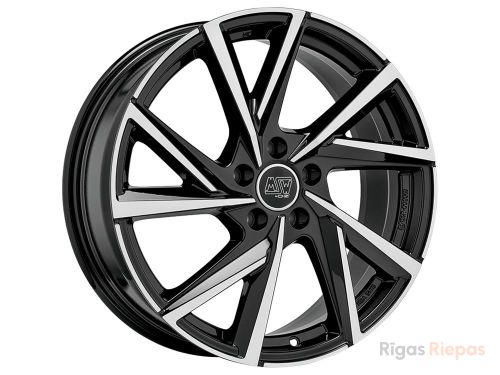 MSW 80-5 7x17 5x112 ET46, black · polished (Gloss Black Full Polished)