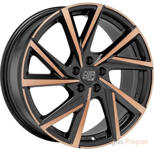 MSW 80-5 8x18 5x112 ET40, melns · matēts (Matt Black Copper Fp)