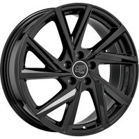 MSW 80-5 7x16 5x108 ET44, melns · spīdīgs