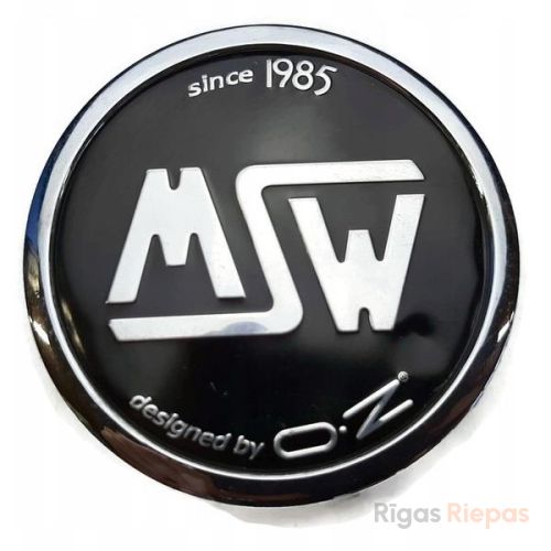 MSW 81310575 центральный колпачок, чёрный, XC566VW, хромированный