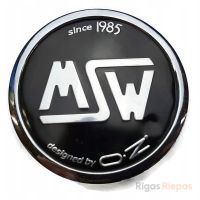 MSW 81310575 centre cap, black, XC566VW, chrome