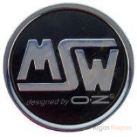 MSW 81310615 центральный колпачок, чёрный, XC571FR, хромированный