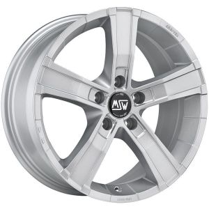 MSW Sahara 5 8x18 5x108 ET45, silver (Full Silver)