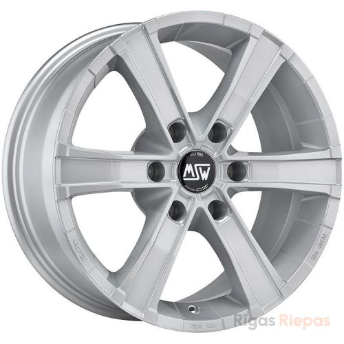 MSW Sahara 6 8x18 6x114.3 ET35, silver (Full Silver)