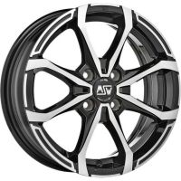MSW X4 5.5x14 4x108 ET24, black · polished (Gloss Black Full Polished)