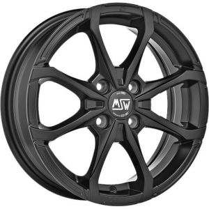 MSW X4 6x16 4x100 ET40, black · matte