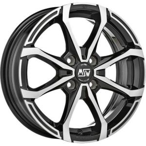 MSW X4 5.5x14 4x108 ET24, black · polished (Gloss Black Full Polished)