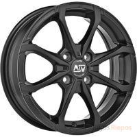 MSW X4 6x16 4x100 ET40, melns · matēts