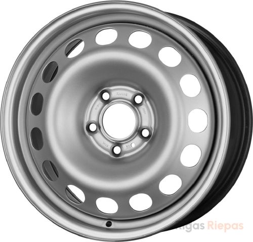 MW R1-1980 7x16 5x108 ET46, серебристый