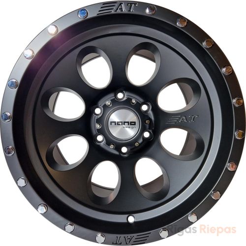 Nano 5187 8.5x16 6x139.7 ET-15, чёрный · матовый (Full Matt Black)