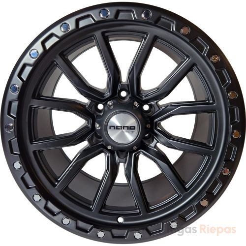 Nano Y0156 10x18 6x139.7 ET-18, black · matte (Full Matt Black)