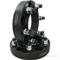 NBA disku starplika 30 mm 6x139.7, ar tapskrūvēm, melna