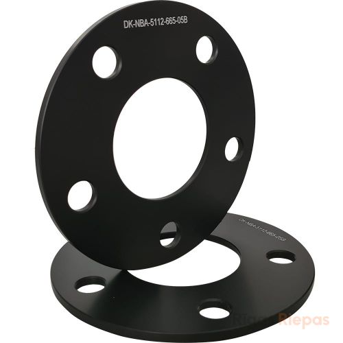 NBA disku starplika 5 mm 5x112, melna