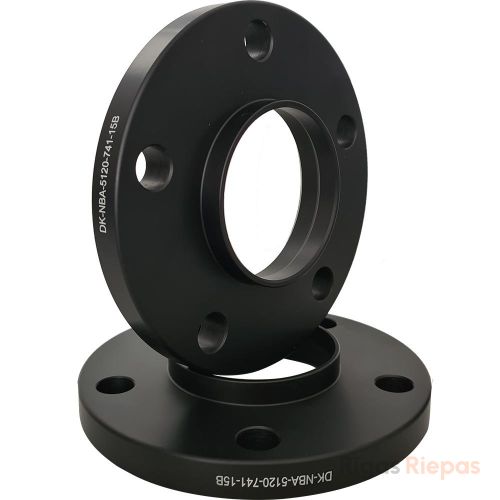 NBA disku starplika 15 mm 5x120, melna
