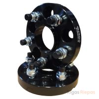 NBA wheel spacer 20 mm 5x108, with studs, black