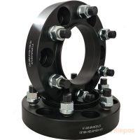 NBA wheel spacer 30 mm 6x139.7, with studs, black