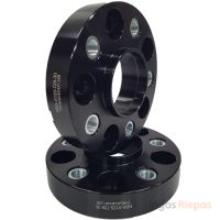 NBA wheel spacer 30 mm 5x120, with threaded holes, black