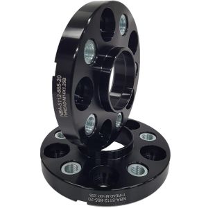 NBA wheel spacer 20 mm 5x112, with threaded holes, black
