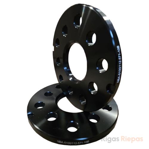 NBA wheel spacer 10 mm 5x100/112, black