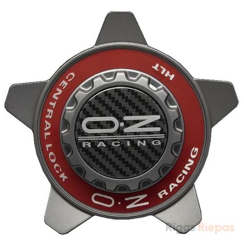 OZ Racing 81210330 centra vāciņš, sarkans, M671 Grigio Corsa