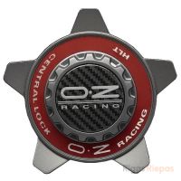 OZ Racing 81210330 centra vāciņš, sarkans, M671 Grigio Corsa