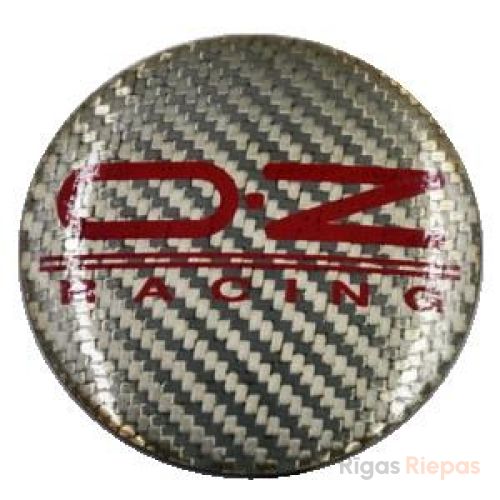 OZ Racing 81310443 centra vāciņš, balts (Carbon White), M595C/AN, karbona, sarkans