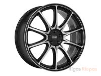 OZ Racing Hyper XT HLT 11x22 5x112 ET40, melns · pulēts (Gloss Black Diamond Cut)