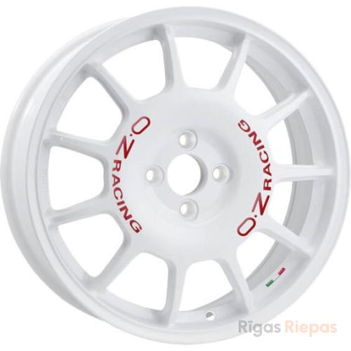 OZ Racing Leggenda 7x17 4x100 ET37, белый (Race White Red Lettering)