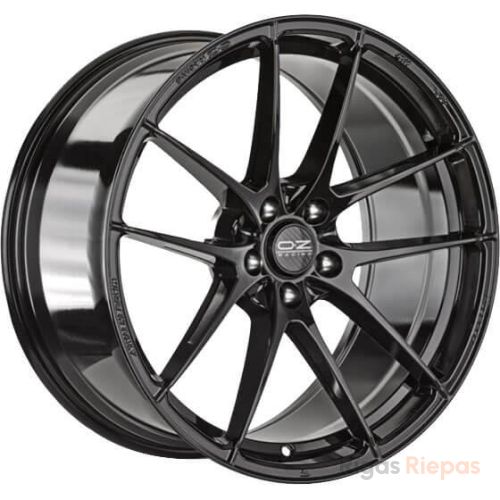 OZ Racing Leggera HLT 8.5x19 5x120 ET35, melns · spīdīgs