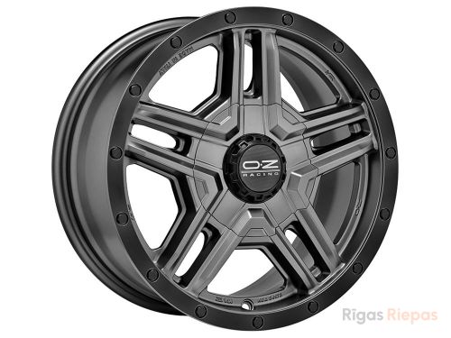 OZ Racing Rally Adventure 8x17 5x120 ET0, antracīta · matēts (Matt Graphite / Black Lip)